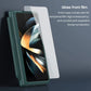 All-around Protection Leather Phone Case with Stand and Hinge Protection for Samsung Galaxy Z Fold 6/5/4/3 - Free Stylus