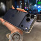 Glittering Starry Sky Electroplated Frame Case Cover for iPhone