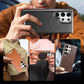 Leather Exterior and Suede Interior Luxury Case Cover for Samsung Galaxy S23-25 Series