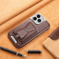 Magnetic Leather Case with Card Pocket for for iPhone 15/14/13/12Pro Max