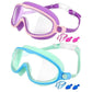 🔥VENTA LIMITADA 60% DE DESCUENTO!!🏆#1 más vendido🏊‍♀️Gafas de natación HD para niños con montura grande, impermeables y antivaho.