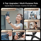 🔥2025 Hot Sale🔥4-in-1 Multifunctional 360° Rotation Magnetic Selfie Stick