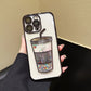 3D mug for iPhone quicksand case gradient glitter case