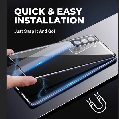 Magnetische volledige dekking beschermende telefoonhoes voor voor Samsung Galaxy S20-25-serie