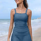 💥Last Day Special Sale 50% OFF🩱Women Vintage Tummy Control Two Piece Tankini Swimsuits