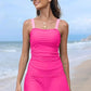 💥Last Day Special Sale 50% OFF🩱Women Vintage Tummy Control Two Piece Tankini Swimsuits