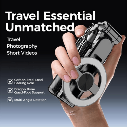 🔥2025 Hot Sale🔥4-in-1 Multifunctional 360° Rotation Magnetic Selfie Stick