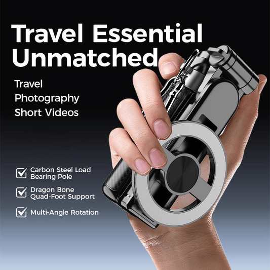 🔥2025 Hot Sale🔥4-in-1 Multifunctional 360° Rotation Magnetic Selfie Stick