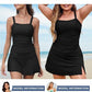 💥Last Day Special Sale 50% OFF🩱Women Vintage Tummy Control Two Piece Tankini Swimsuits