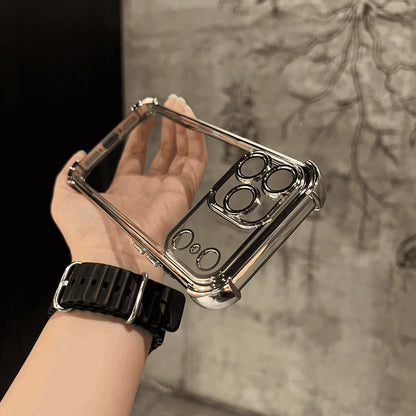 Anti-Collision Transparent Mobile Phone Case with Four Corners