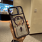 Invisible Stand Magnetic Phone Case With Lens Cover