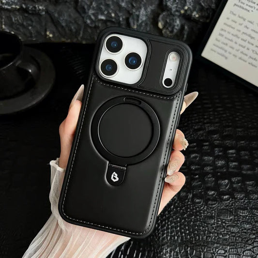 Full Leather Shockproof Magnetic Case for iPhone