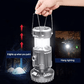 Portable Stretchable Solar Lithium Battery Electric Fan + Emergency Light