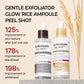 [Dr.Melaxin Offisielt] Peel Shot Glow Rice Ampoule Duo - Serum for lysnende, eksfolierende og fuktighetsgivende hud - Passer for alle hudtyper