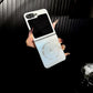 Electroplated Frosted Magnetic Cover for Samsung Galaxy Z Flip Series
