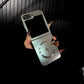 Electroplated Frosted Magnetic Cover for Samsung Galaxy Z Flip Series