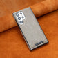 Leather Exterior and Suede Interior Luxury Case Cover for Samsung Galaxy S23-25 Series