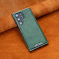 Leather Exterior and Suede Interior Luxury Case Cover for Samsung Galaxy S23-25 Series