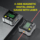 📢🔧 HOT SALE 50% OFF 🔥4-Side Magnetic Digital Angle Gauge with Laser