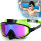 🔥VENTA LIMITADA 60% DE DESCUENTO!!🏆#1 más vendido🏊‍♀️Gafas de natación HD para niños con montura grande, impermeables y antivaho.