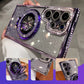 Oogverblindende vouwbeugel die case cover schittert voor Samsung Galaxy S23-25-serie