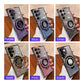 Oogverblindende vouwbeugel die case cover schittert voor Samsung Galaxy S23-25-serie