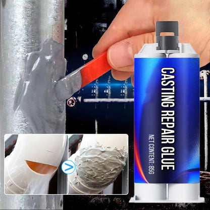 🌟Гарачая распродаж 2025 г.🔥Клей для рамонту ліцця, устойлівы да высокіх тэмператур, вадкі металічны клей для рамонту