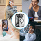 IPhone 시리즈의 스탠드가있는 자기 전화 케이스