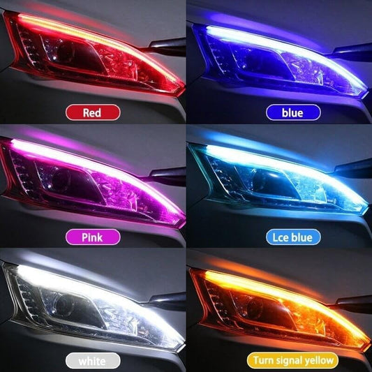 2 Pcs/Flexible Car LED Flow🔥Type Auto Signal Light (70% Off ✔)