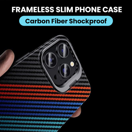 Carbon Fiber Shockproof Frameless Slim Phone Case