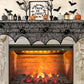 Tissu de mantel Web Halloween Black Spider
