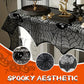 Tissu de mantel Web Halloween Black Spider