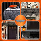 Tissu de mantel Web Halloween Black Spider