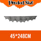 Tissu de mantel Web Halloween Black Spider
