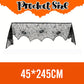 Tissu de mantel Web Halloween Black Spider