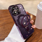 Capa de telefone à prova de gota com estandes magnéticos para séries de iPhone