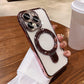 Capa de telefone à prova de gota com estandes magnéticos para séries de iPhone