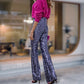 ✨Sparkle Series✨Diva Sequin High Rise Elastic Waist Flare Pants