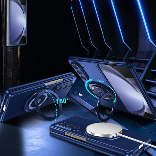 Suitable for Galaxy Z Fold/Z Flip Magnetic Rotating Bracket Mobile Phone Case