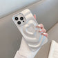 New Arrival - Fashion Love Heart Water Ripple Bling Glitter Shockproof Case for iPhone