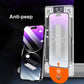 Quick-Apply Anti-Dust and Blue Light Screen Privacy Protector for iPhone