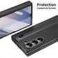 Electroplated Leather Folding Case with Pen Slot for Z Fold 3/4/5/6