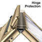 Electroplated Leather Folding Case with Pen Slot for Z Fold 3/4/5/6