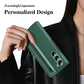 Electroplated Leather Folding Case with Pen Slot for Z Fold 3/4/5/6