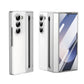 Electroplated Leather Folding Case with Pen Slot for Z Fold 3/4/5/6