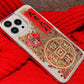 IPhone 시리즈의 행운의 Quicksand Glitter Phone Case