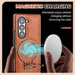 Premium PU -magnetisk veske med stand for Samsung