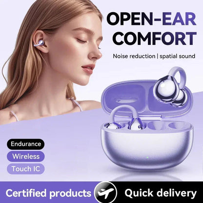🔥Heißer Verkauf 50% Rabatt💕 Leichte Bluetooth-Kopfhörer mit offenem Ohrclip