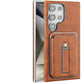 เครื่องทำเคสเคสเคสการ์ดแม่เหล็กหนังสำหรับซีรีย์ Samsung S23-S25