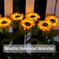 🌻Lampes solaires LED tournesol pour jardin — 3 achetées, 2 offertes